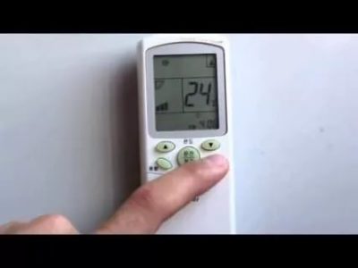 Как выставить температуру на пульте кондиционера