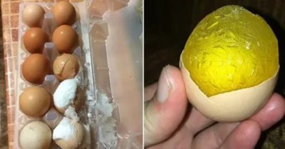 Что будет если заморозить вареное яйцо