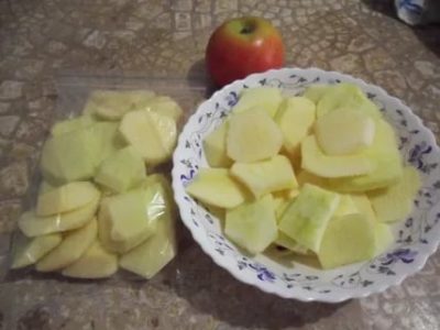 Как заморозить яблоки для пирогов
