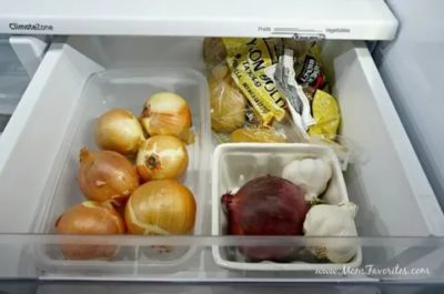 Сколько хранится жареный лук в холодильнике