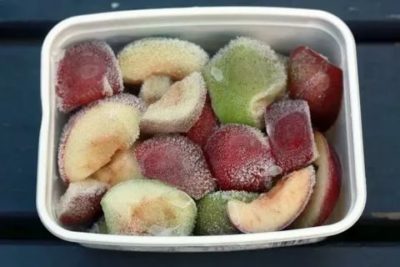 Как правильно заморозить яблоки