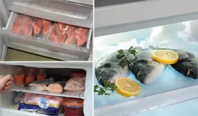 Как правильно хранить рыбу в морозилке