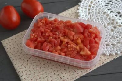 Как заморозить протертые помидоры