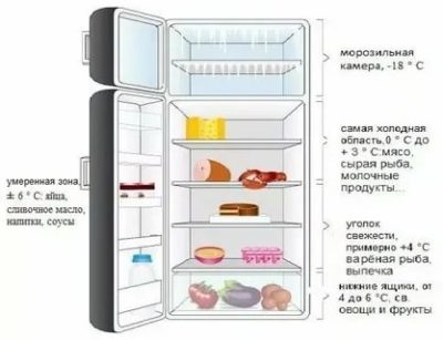Какая температура должна быть в холодильнике норд