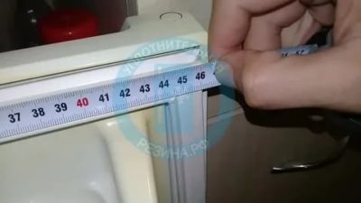 Как правильно измерить уплотнитель для холодильника