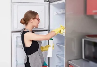 Как отбелить холодильник внутри