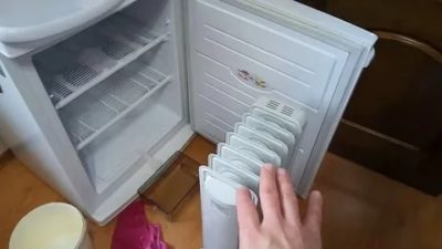 Как помыть новую морозильную камеру