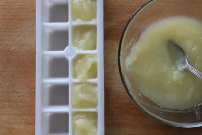 Как заморозить пюре из яблок