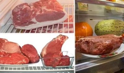 Как сохранить говядину в холодильнике