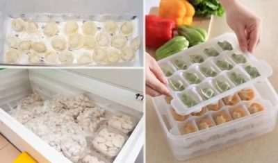 Как хранить сырые манты в холодильнике