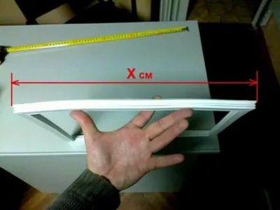 Как правильно измерить уплотнитель для холодильника